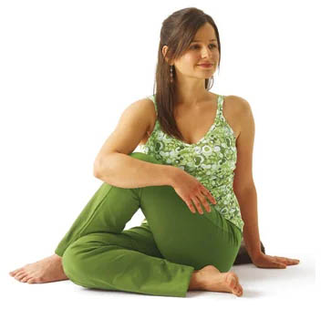 پیچ نشستۀ ساده در درمان سیاتیک به کمک یوگا