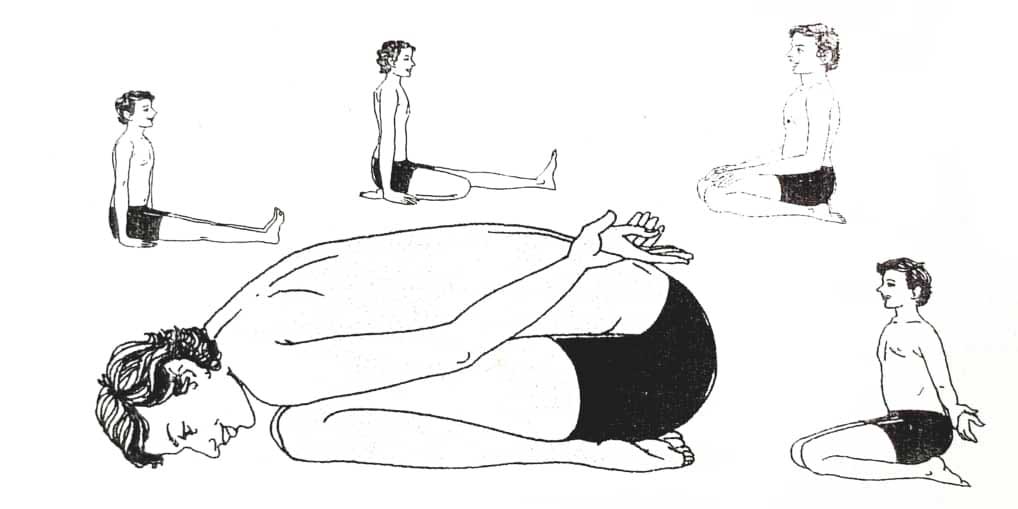 شاشانکاآسانا( خرگوش یا هلال ماه) از حرکات یوگا برای افراد مبتدی